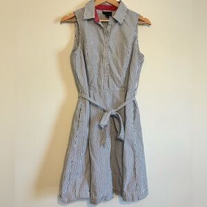 Cynthia Rowley Seersucker Sleeveless Dress